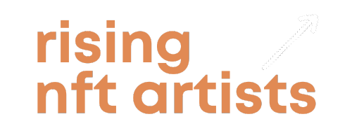 rising nft artists logo